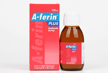 A-FERIN PLUS 1 MG+15 MG+160MG/5 ML PEDIYATRIK SURUP (100 ML)
